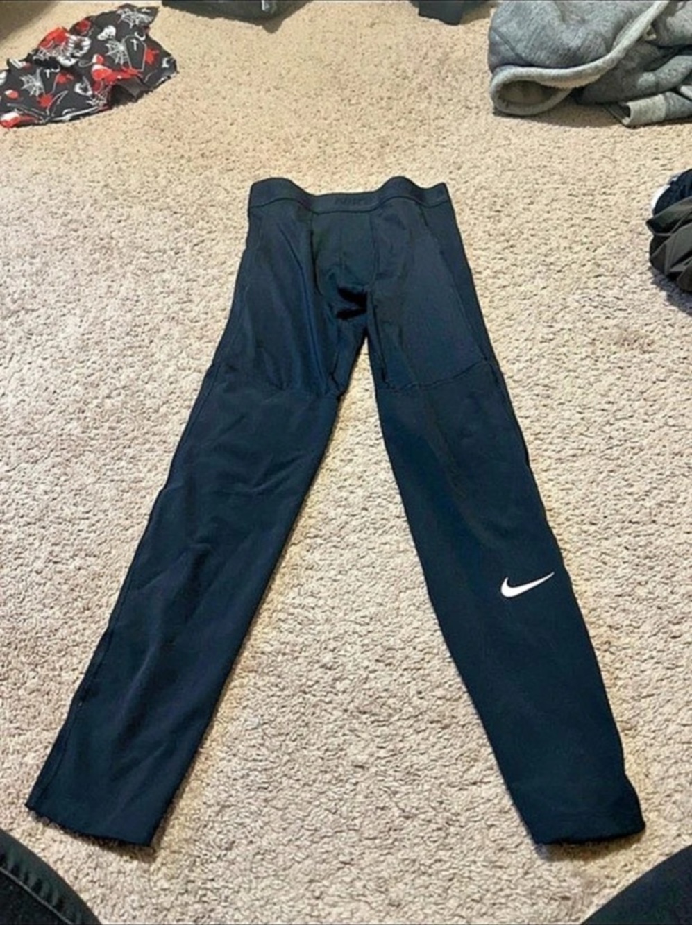 Nike Pro Hyperwarm Tights Black Athletic Pants xl